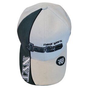 Vintage Reebok NFL Pro Line New York Jets Hat White Green OS Adjustable Football